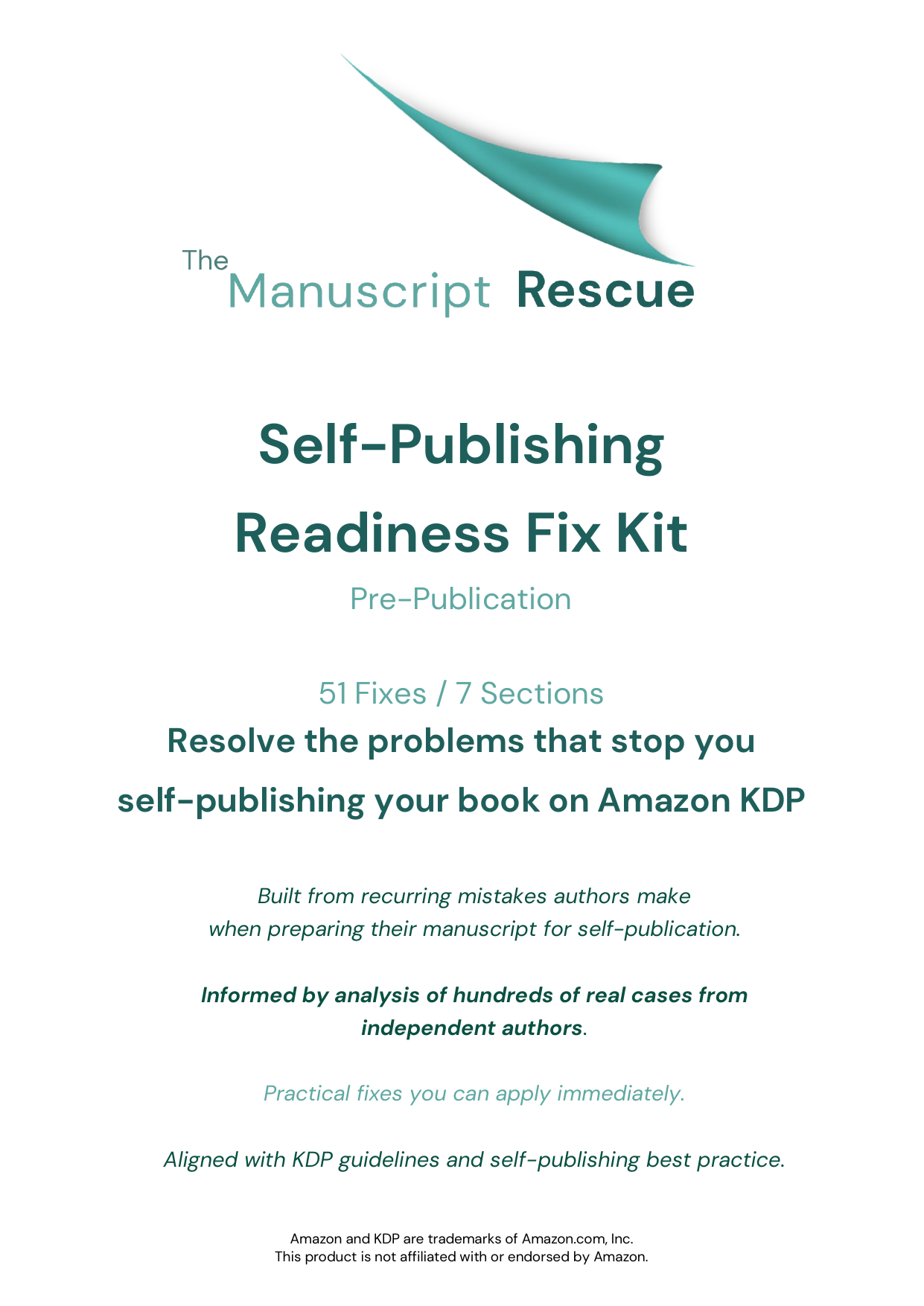 Self-Publishing Readiness Fix Kit cover