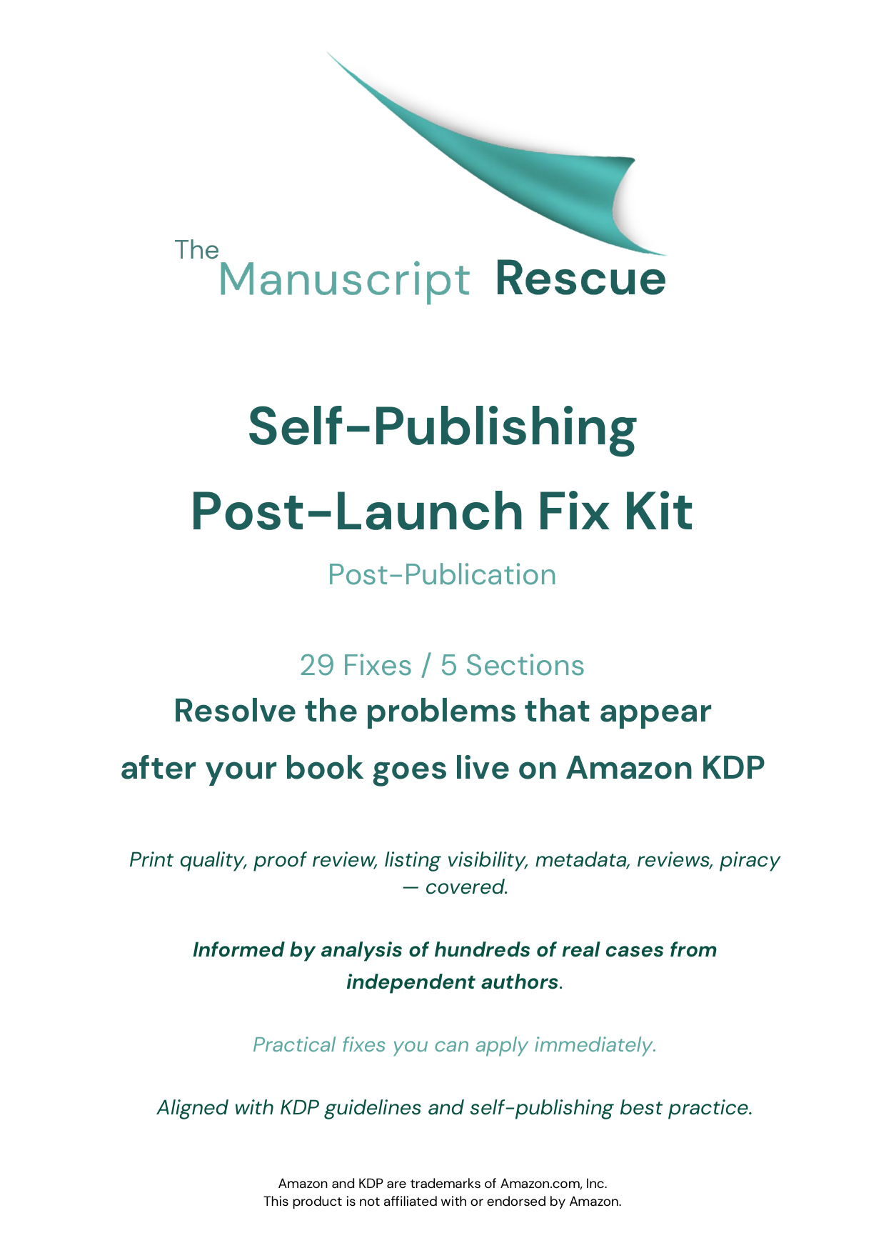 Self-Publishing Post-Launch Fix Kit cover