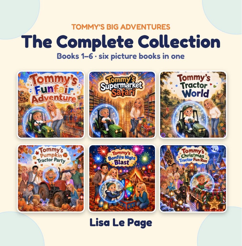 Tommy’s Big Adventures: The Complete Collection, six picture books by Lisa Le Page